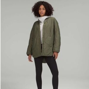 Lululemon Quilted Light Insulation Jacket – Medium Olive (8)